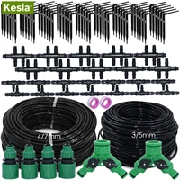 kesla greenhouse 14 to 18 drip irrigation pot garden watering system kits elbow bend arrows emitter for 47 to 35mm hose