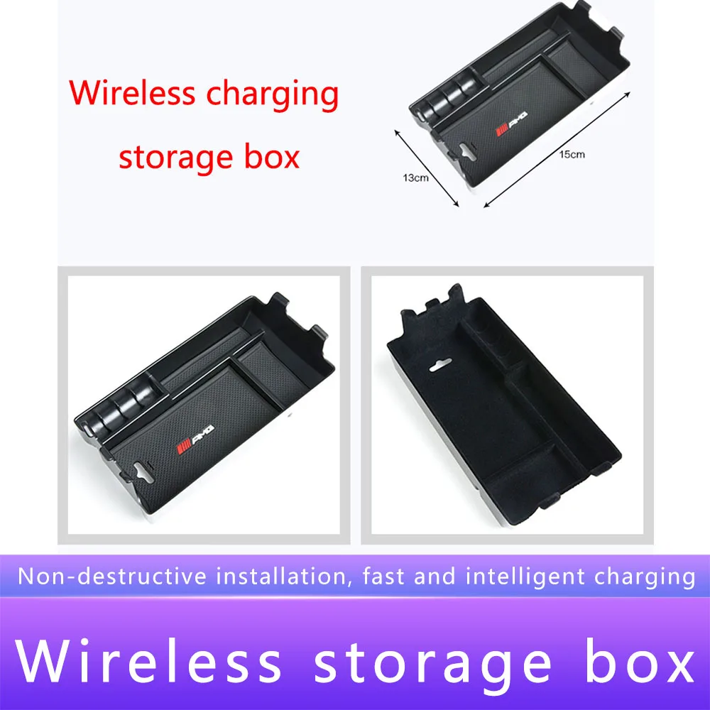 Автомобильное беспроводное зарядное устройство для Mercede GLC/E/C Class w205 w213 LHD