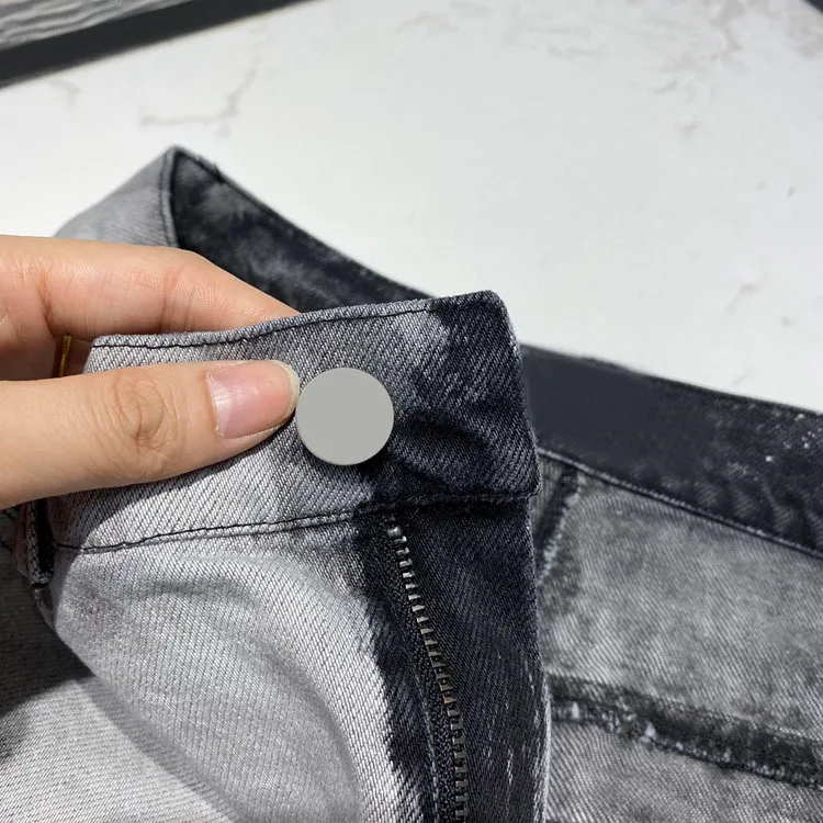 2020 New Spring&summer  Casual   Cotton  Tie Dye  Straight Women Jeans