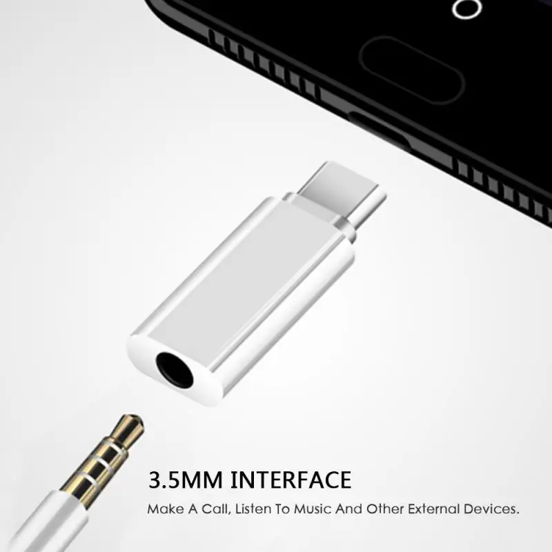 Кабель адаптер с разъемом USB Type C на 3 5 мм аудиокабель преобразователь для