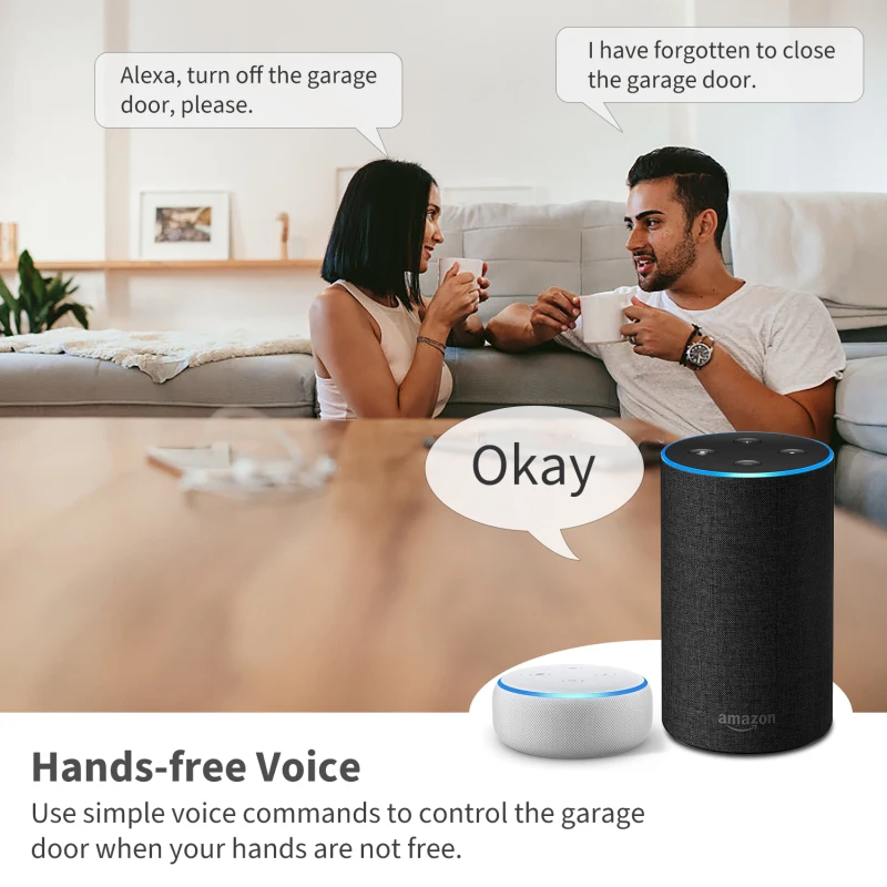 

Tuya Wifi Garage Door Switch Intelligent Garage Door APP Remote Conrtrol Wireless Controller Work With Alexa Google Home