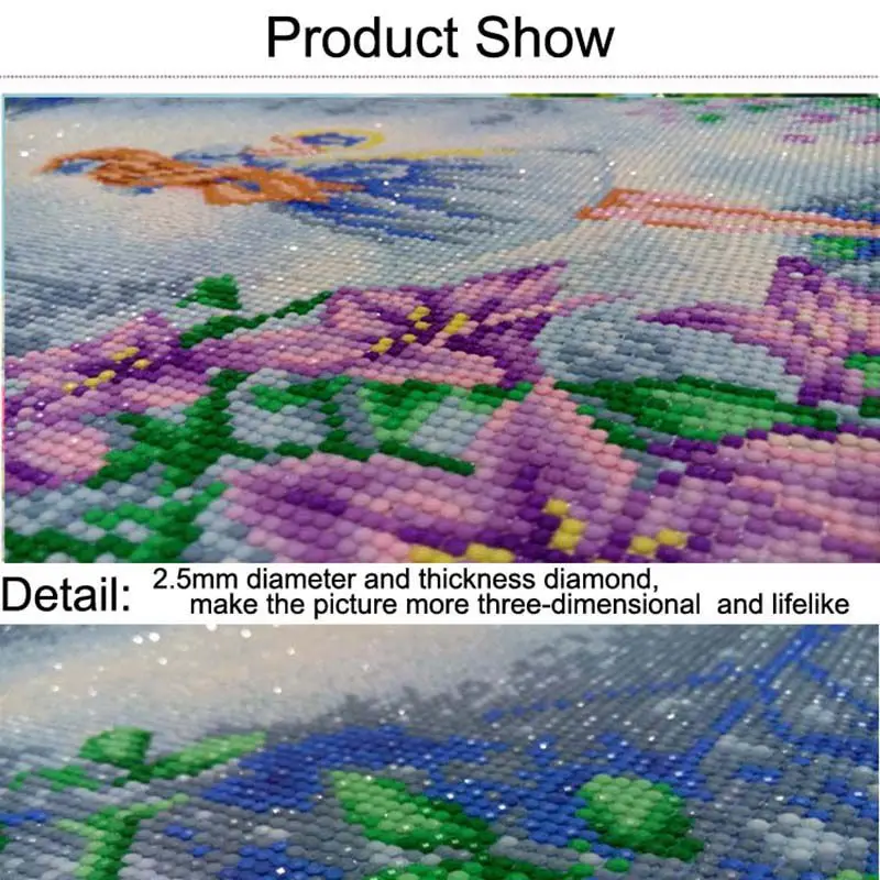 Полноразмерная Алмазная 5D картина сделай сам вышивка панда крестиком стразы