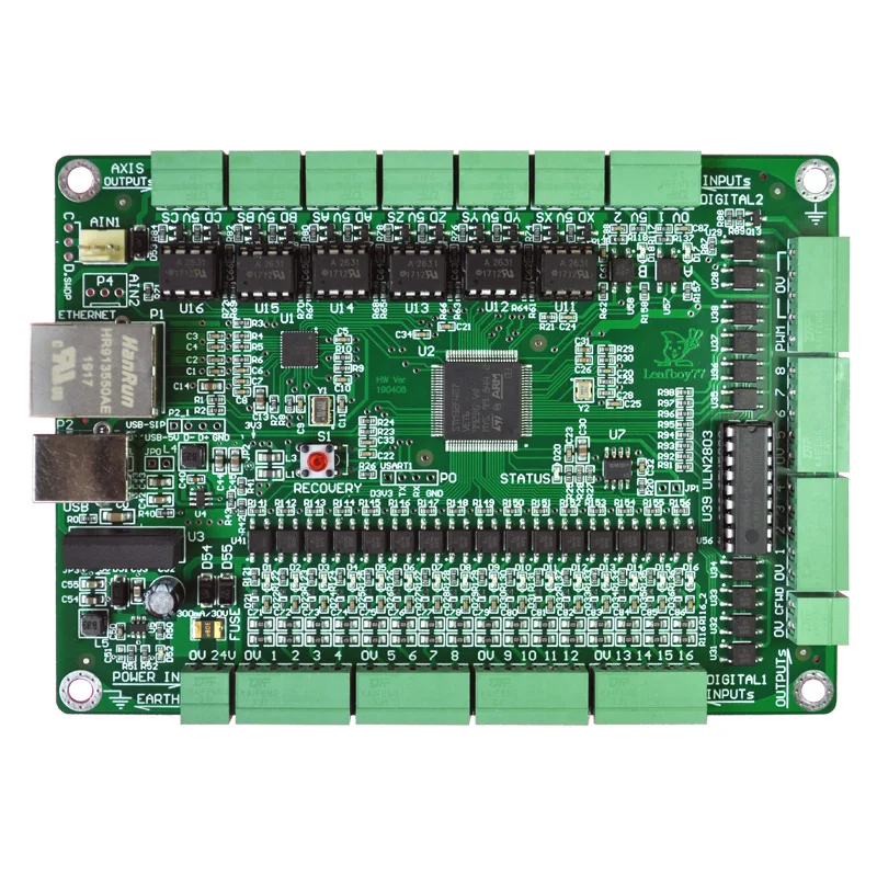 

6-осевой Ethernet порт управления движением карты USB + Ethernet (EDG381 )MACH3 ЧПУ сетевая плата управления гравировальный станок