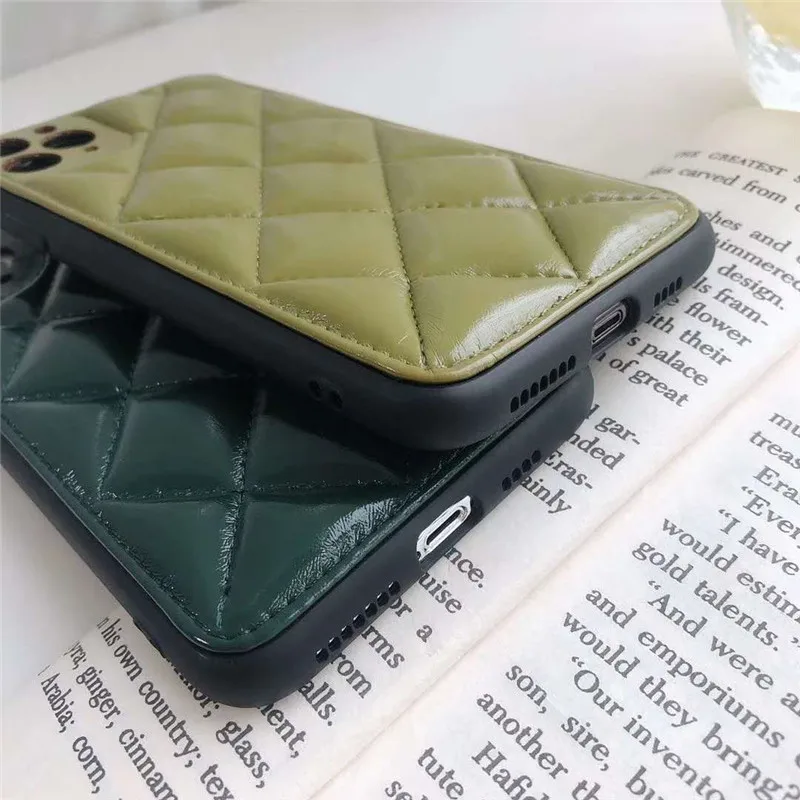 Роскошный брендовый кожаный чехол для телефона из овчины iphone 11 pro max xr xs x 7 8 plus с