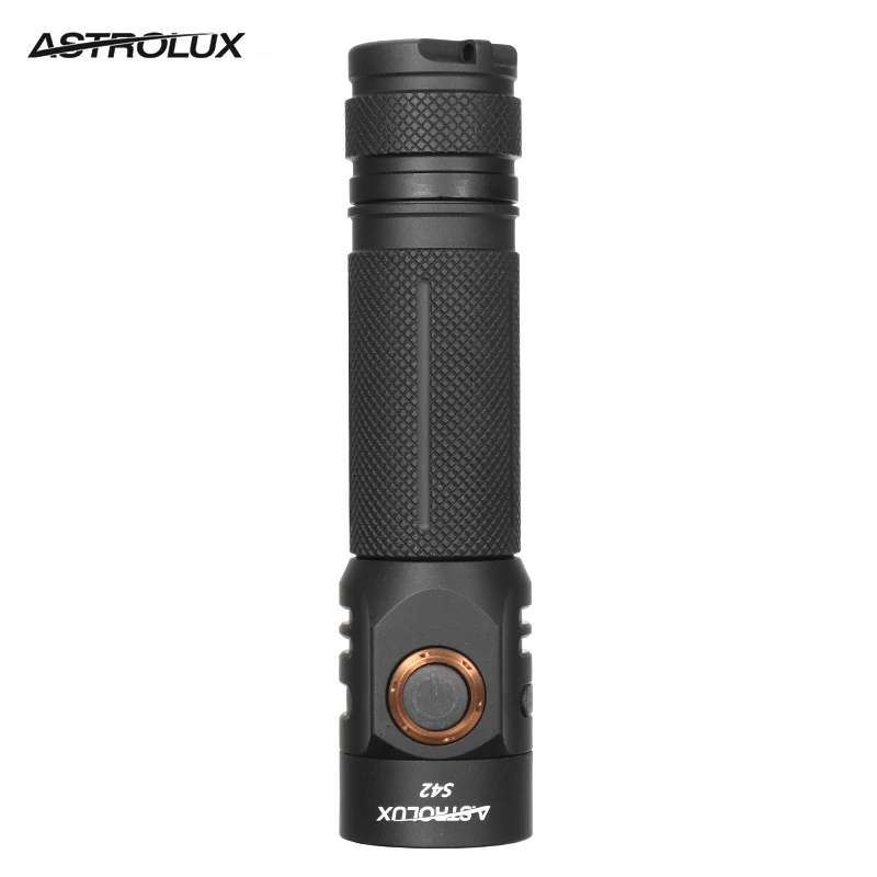 Astrolux S42 18650 версия 4xNichia 219C/XP G3 2023LM USB EDC светодиодный фонарик + фонарь Battey аварийный