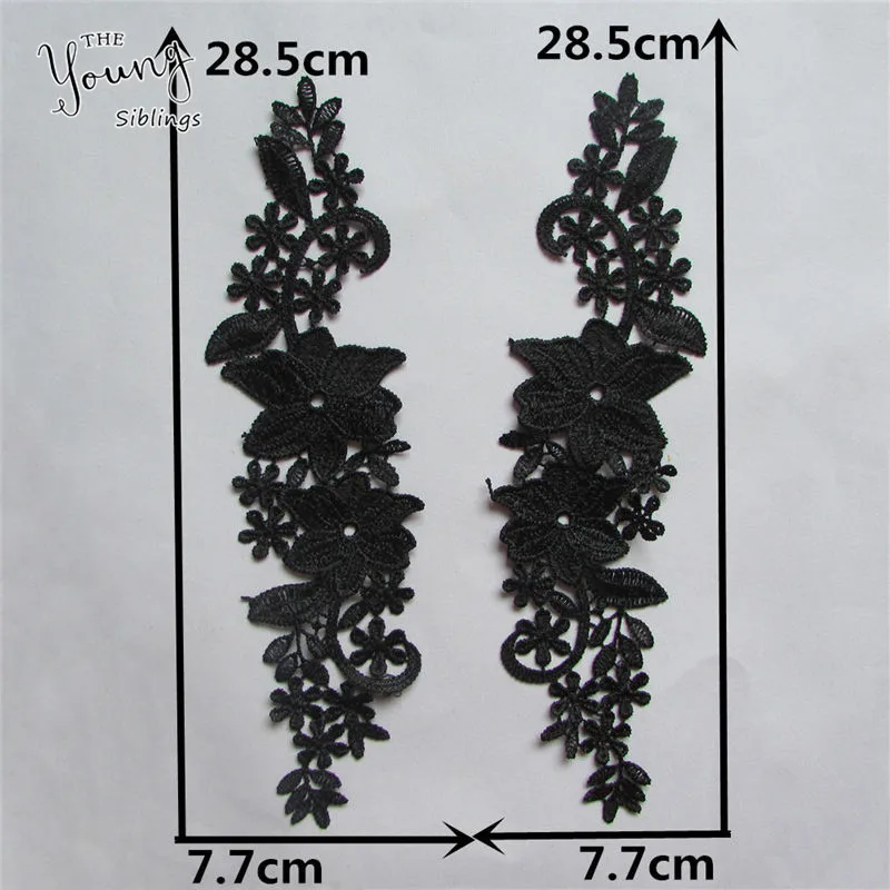 Кружевной вырез прошитый кружевной воротник DIY Аппликация ткань украшенное