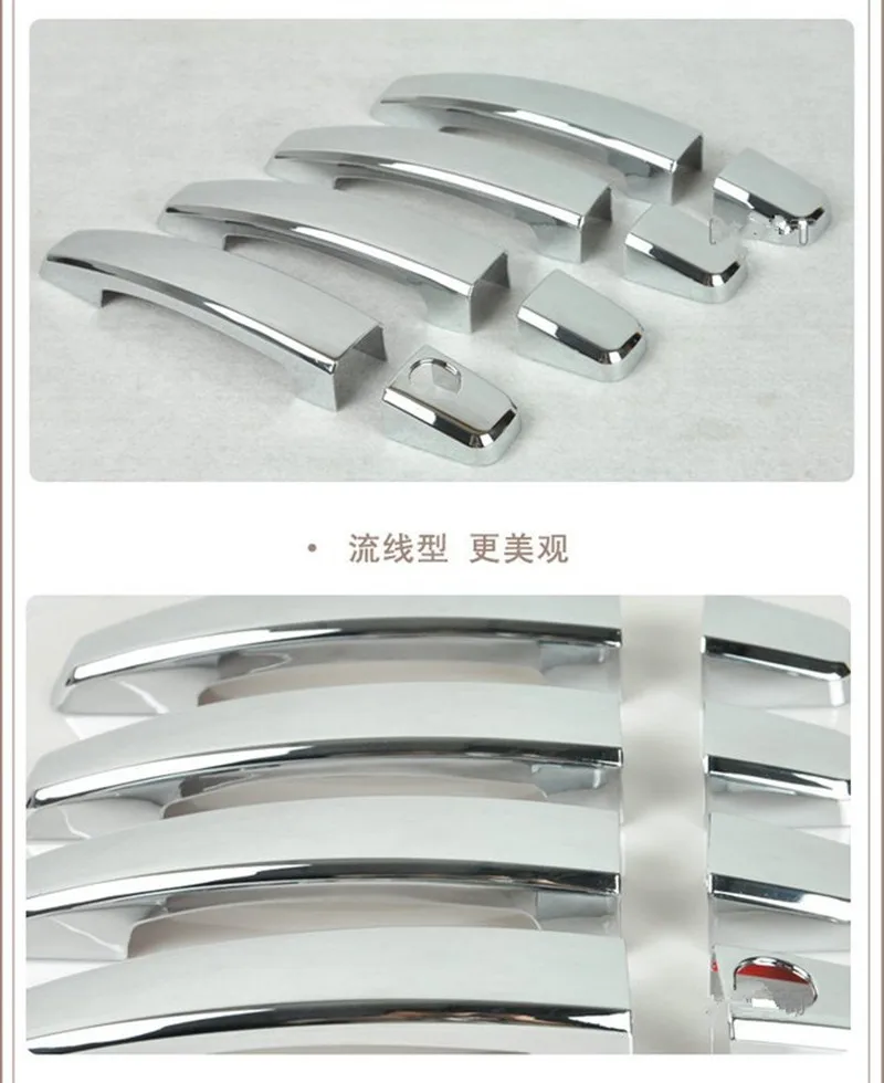 ABS chromed front car door operating handle cover accessories For Chevrolet Chevy Cruze AVEO hatchback Sedan 2010 - 2013 | Автомобили и