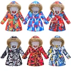 Куртка для девочек, зимняя модная верхняя одежда, утепленная теплая Повседневная Детская куртка с капюшоном, подарок на день рождения, Рождественский костюм, детская одежда