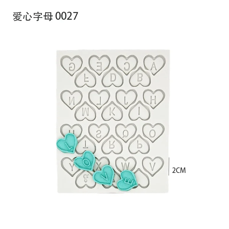 Силиконовая форма для шоколада 26 букв английского алфавита конфет батончик