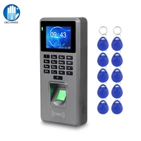 fingerprint access control rfid keypad usb biometric access control system electronic time clock attendance machine 10 keyfobs
