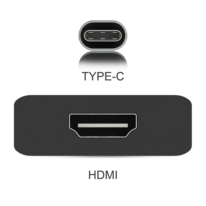 USB-C to 4K HDMI Цифровой AV адаптер совместимый 2018 2019 MacBook Air & iPad Pro 13/15 (Thunderbolt 3) Chromebook -