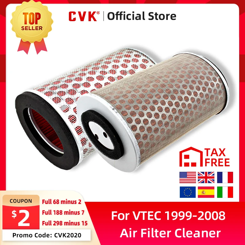 CVK элемент Очистки Воздушного Фильтра для HONDA CB400 VTEC 1999 2000 2001 2002 2003 2004 2005 2006 2007 2008
