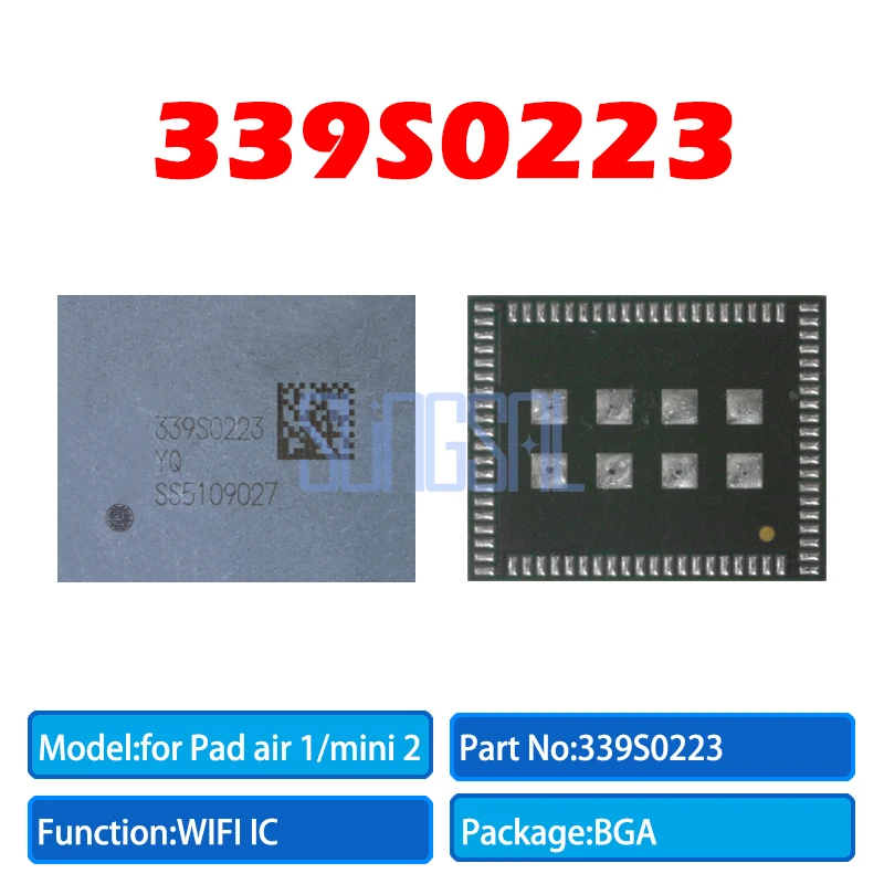 2 шт./лот 100% оригинальный 339S0223 для ipad air 5/ipad5 mini3/ipad mini 3/мини U5800 Wi Fi Bluetooth BT
