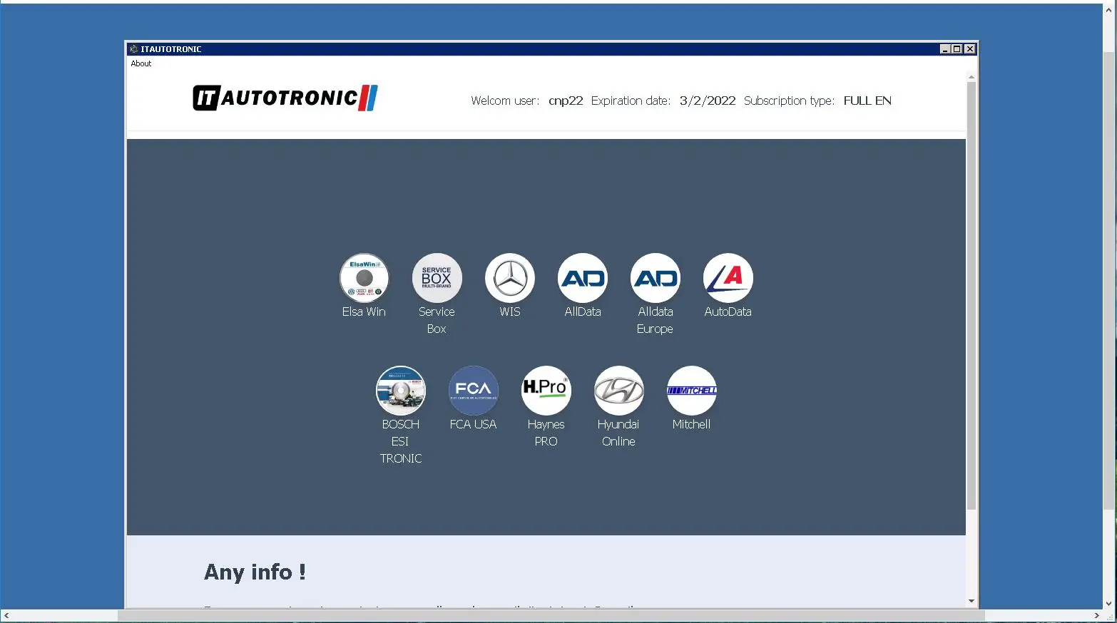 Онлайн-учетная запись 2021 для Autodata Auto Data Alldata All FCA USA Haynes PRO WIS программное