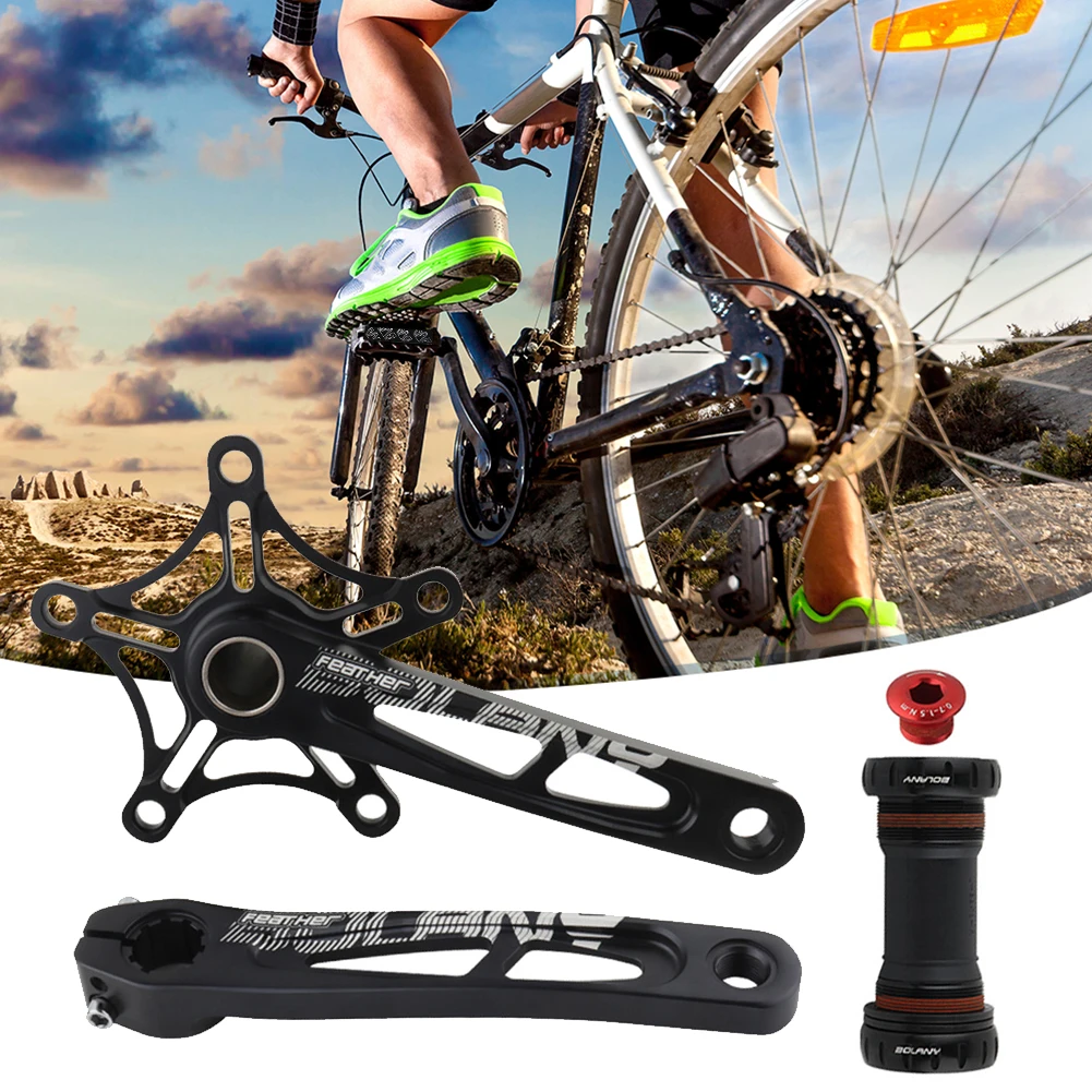 

Ultralight Folding Bicycle Crankset 170mm Crank Chainring 130BCD Ceramic Bearing Axis Aluminum Alloy Bike Cycling Parts