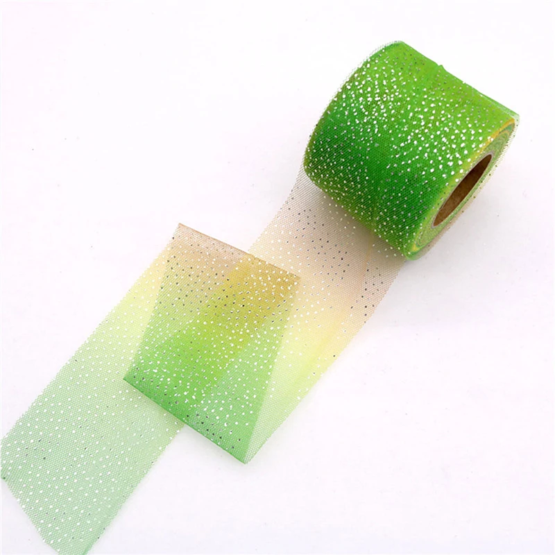 5 ярдов 60 мм цветная градиентная лента из органзы для творчества украшения