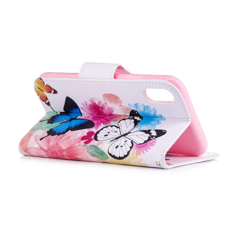 Кожаный чехол книжка для iPhone 11 Pro Max мягкий силиконовый кошелек 8 7 6S 6 Plus X XR 5s 5 SE