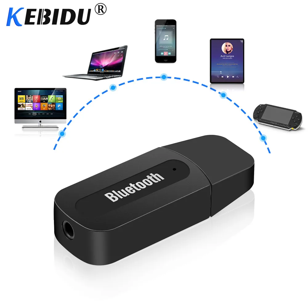 Kebidumei 2 шт./лот Портативный USB беспроводной Bluetooth стерео музыкальный приемник