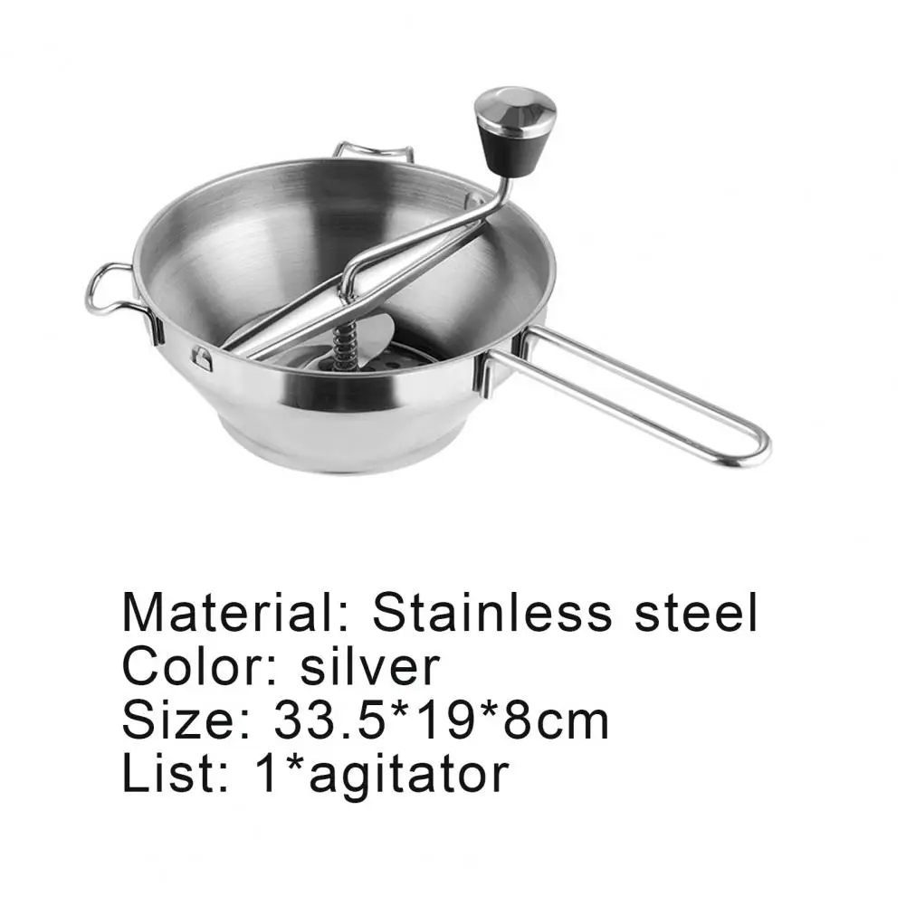 

Vegetable Masher Food Masher Multi-use Excellent Grinding Stainless Steel Home Food Grade Materials Food Grinder for Baby