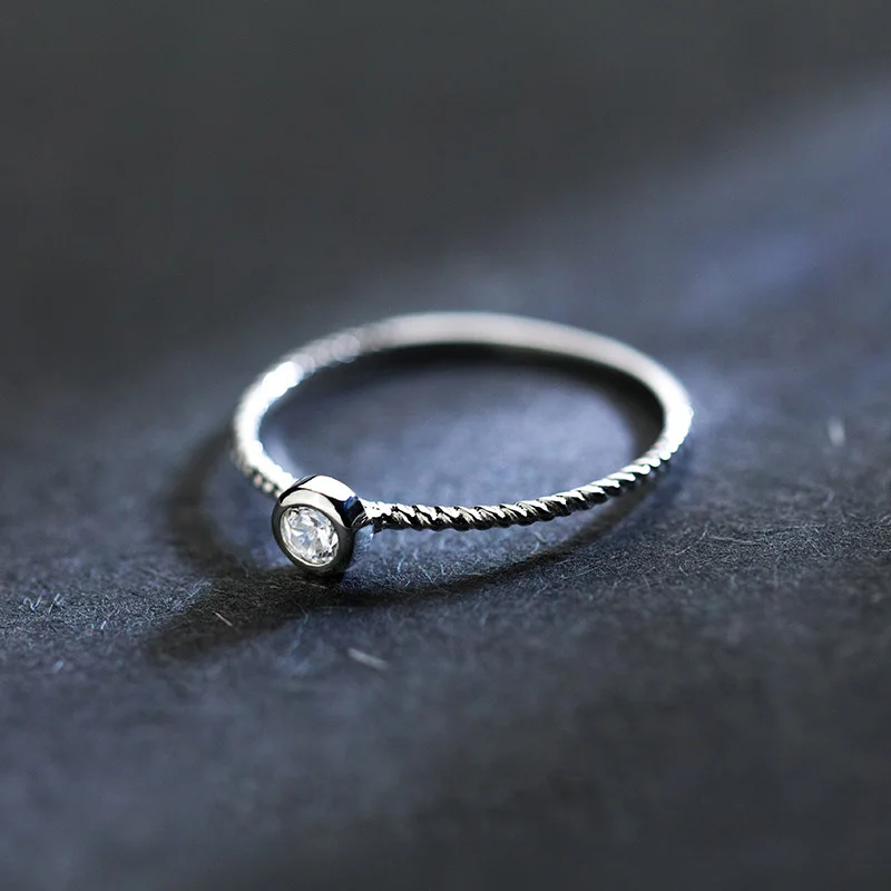 

La Monada Bead Twist Minimalist Finger Rings For Women 925 Silver Jewelry For Women Rings Female Silver Ring 925 Women Korean