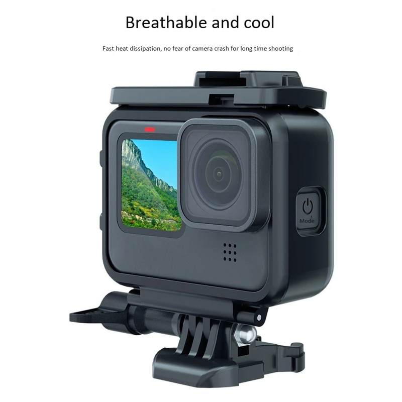 

Frame Protective Shell for Gopro Hero9 Portable Dual-Cold Boot Camera Anti-Fall Heat Dissipation Protective Shell