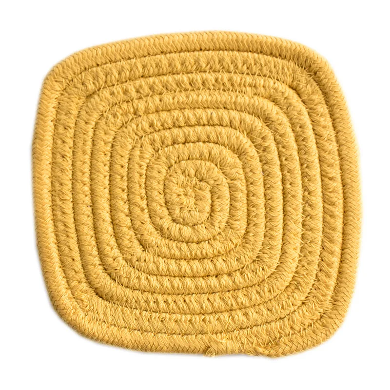 

1pcs Kitchen Coaster Tea Cup Mat Pot Heat Resistant Cup Mug Mat Coffee Tea Drink Posavasos Placemat Home Table Decor