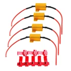 2 шт. светодиодный автомобильный светильник Сопротивление 25W 6ohm нагрузочным резистором Автомобильная Поворотная сигнальная лампа вспышка доступа нагрузки индикатор сигнала