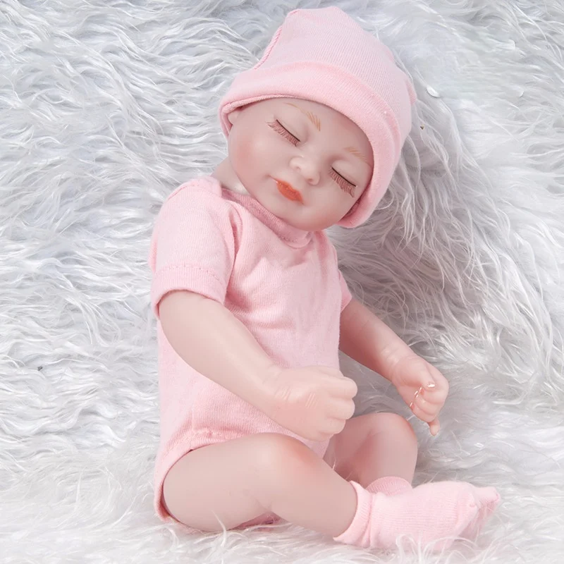 

28cm Reborn Baby Dolls Toddler Doll Full Body Silicone Water Proof Bath Toy Popular Reborn Toddler Bebe Doll Lifelike Gift