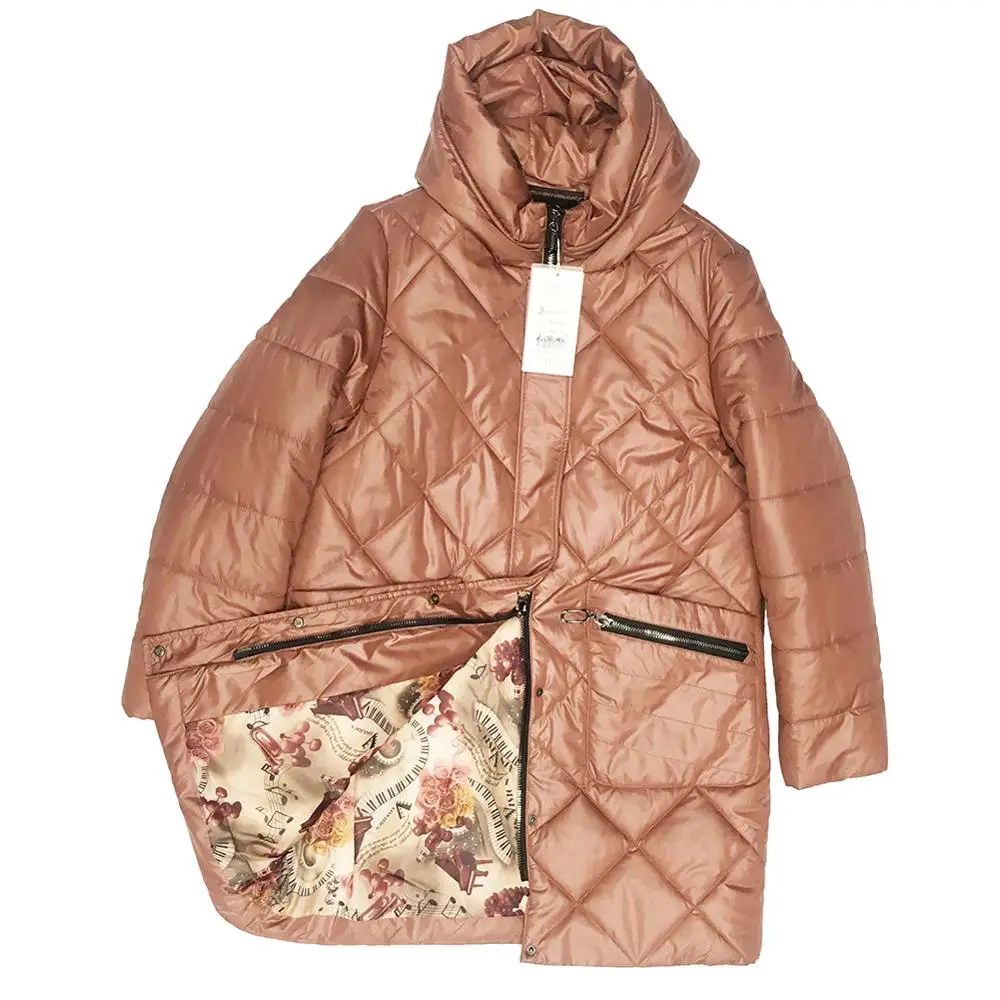 Бренды Новая зимняя коллекция курток Стильное ветрозащитное женское пальто