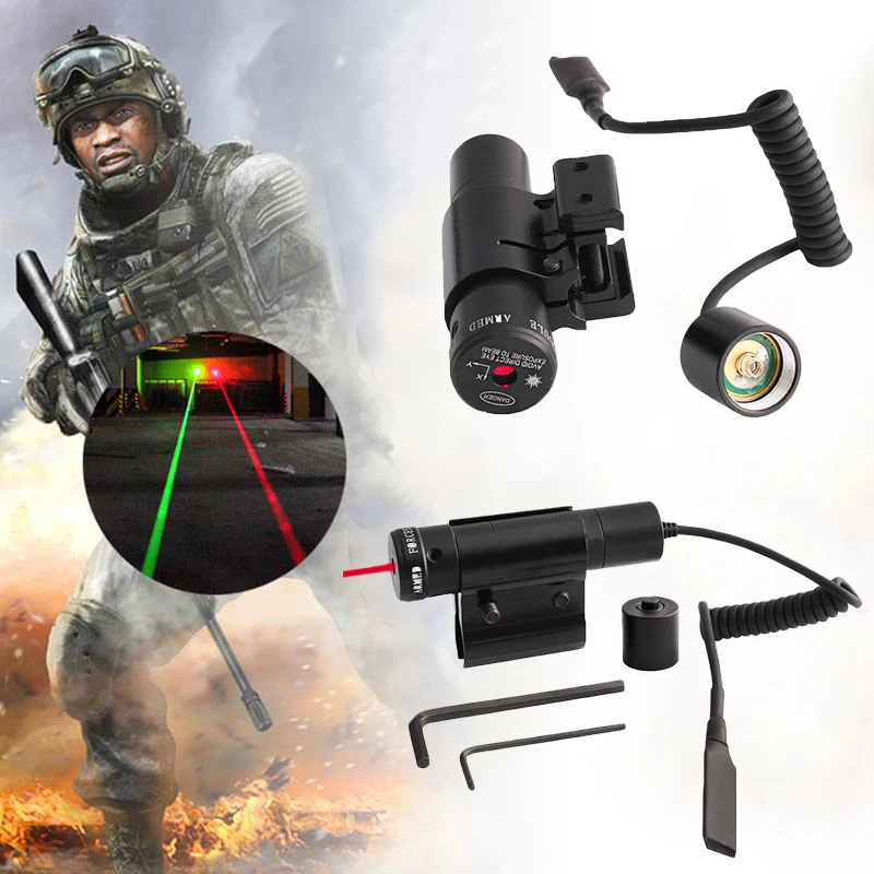 

MAGORUI Red Dot Laser Sight Pistol Accessories with Metal Laser Sight Hanging Laser Pointer Adjustable Universal Slot Hunting