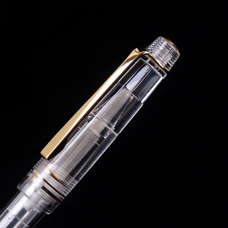 Роскошный качественный пластиковая перьевая ручка прозрачный кисть для