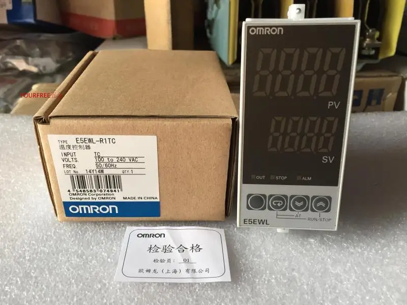Бесплатная доставка Φ/E5EWL-R1TC OMRON 100-240VAC регулятор температуры 100% новый и