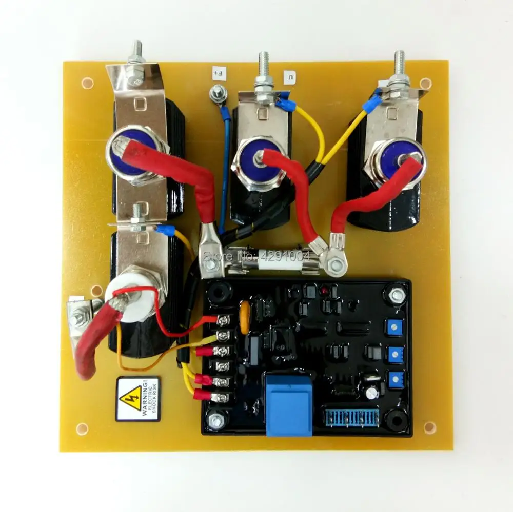 100A 380V Щетка AVR 220V 380V 75A AVR-75A GAVR 75A GAVR-75A AVR 100A AVR-100A GAVR 100A GAVR-100A большая плата AVR для генератора - Цвет: 100A 380V