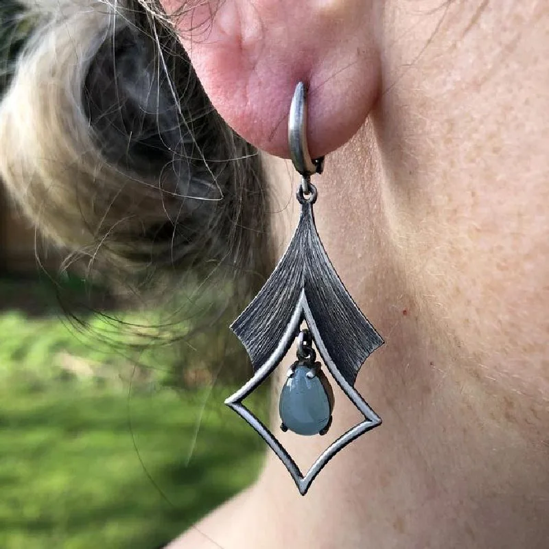 Цыганские полые Геометрические Квадратные Висячие серьги для женщин винтажные