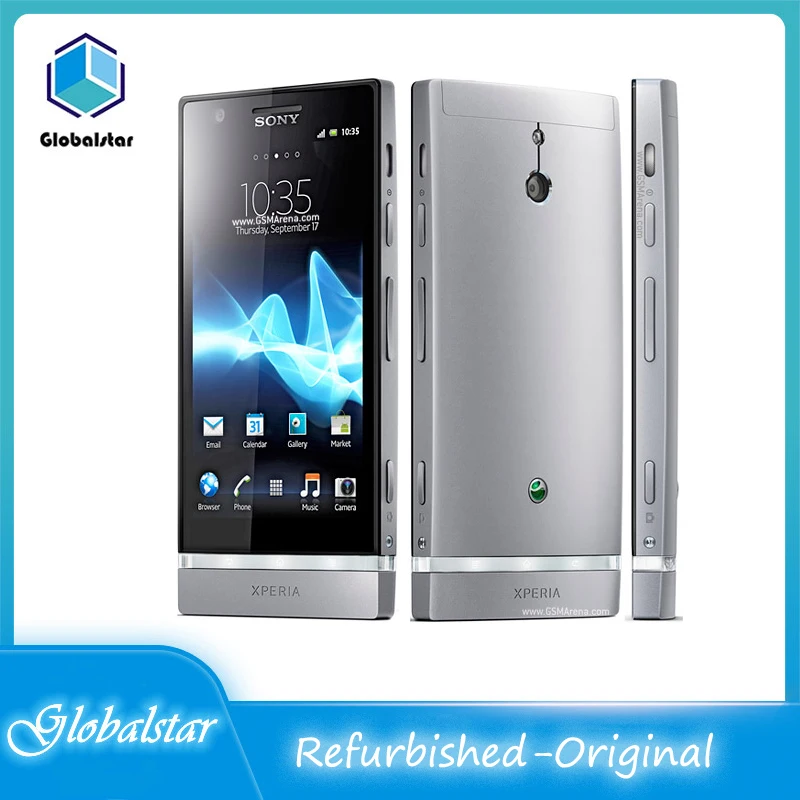 

Восстановленный Оригинальный разблокированный мобильный телефон Sony Xperia P LT22i, 4,0 дюйма, 1 Гб + 16 ГБ, камера 8 МП, бесплатная доставка