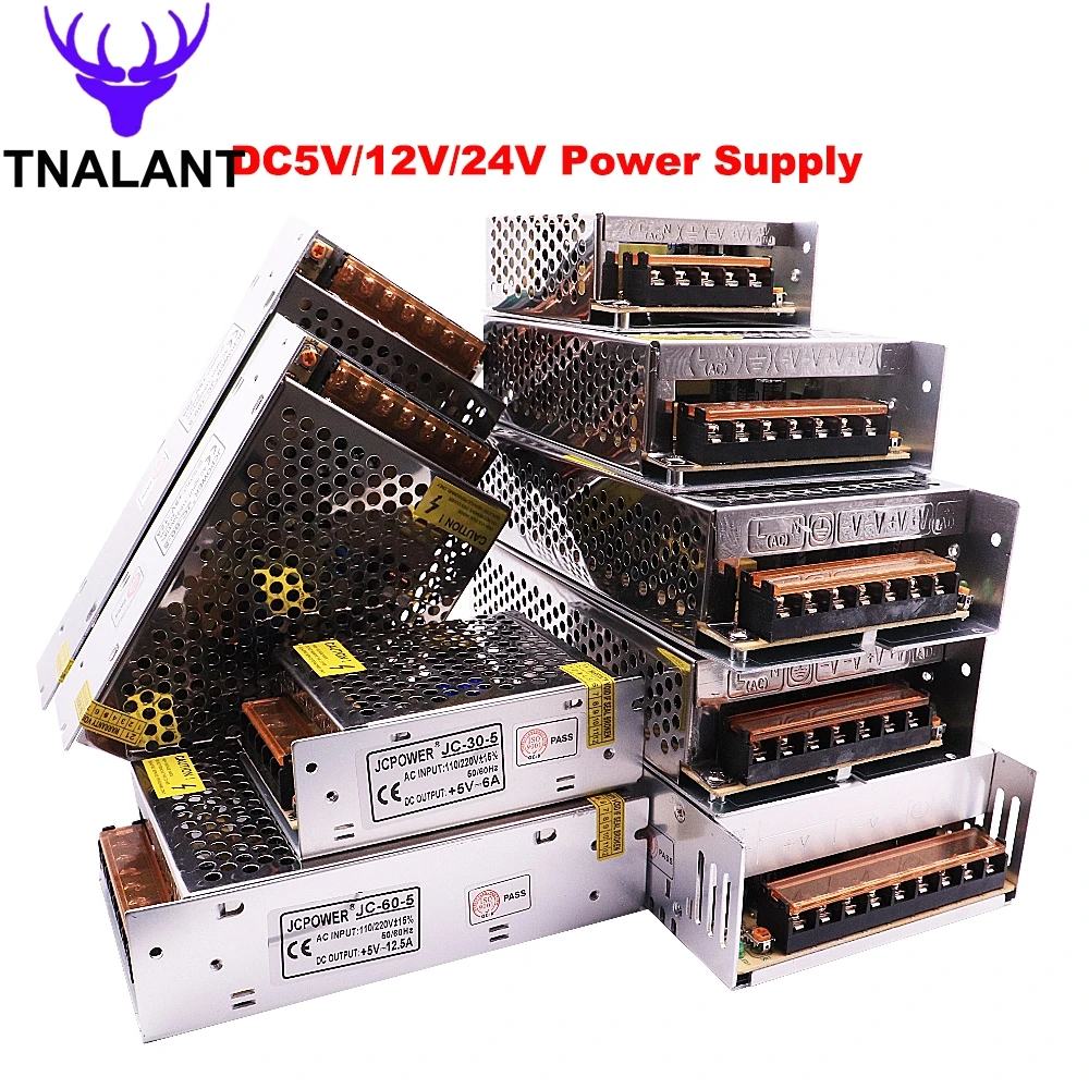 Трансформатор питания для светодиодной ленты драйвер светодиодных лент 5 В 12 24