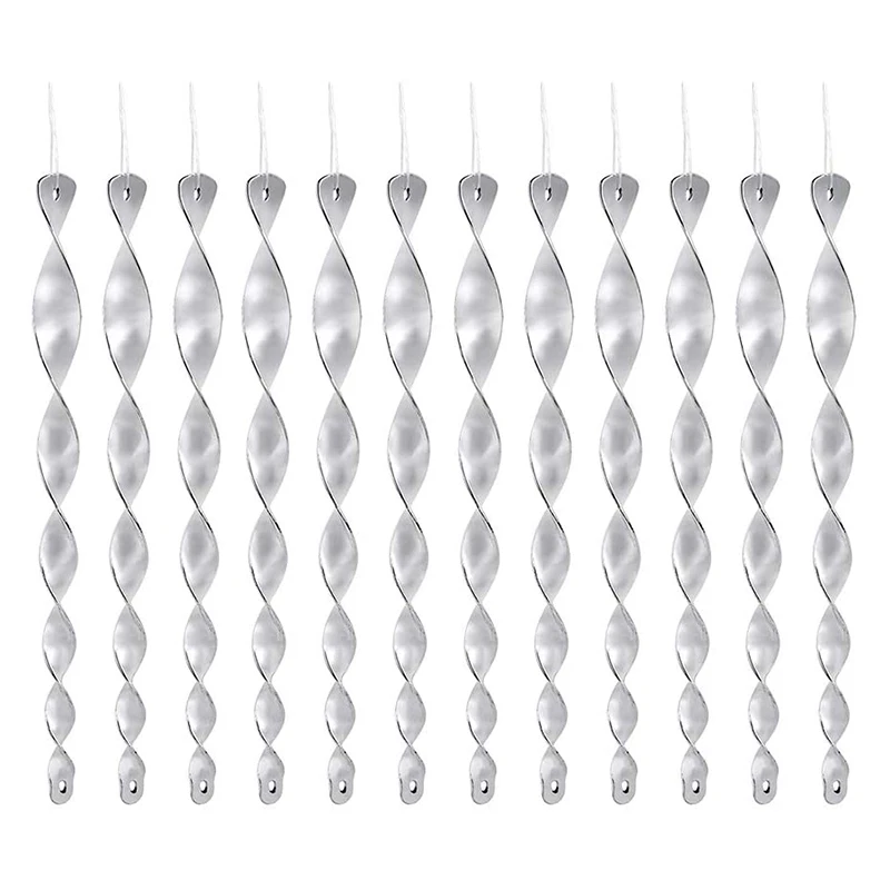 12 шт. птица репеллент стержни светоотражающие сдерживающим фактором