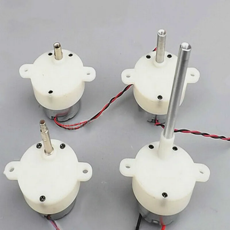 

DC 3-9V 2.5-11RPM Slow Speed Mini Micro 300 Series Geared Motor High Torque CW CCW Small Mute Plastic Reduction Gearbox Reverse