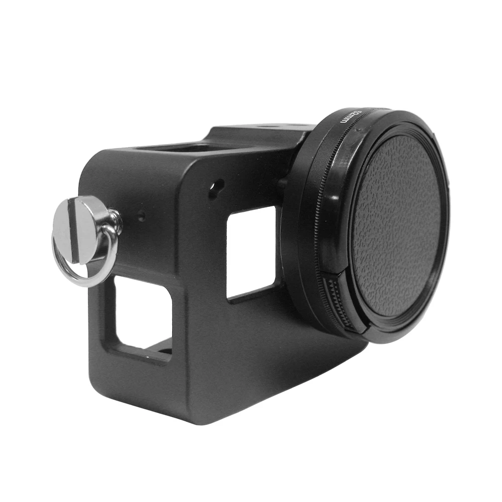 Металлический каркас для GoPro Hero защитный чехол с УФ фильтром 5/6/7 аксессуары