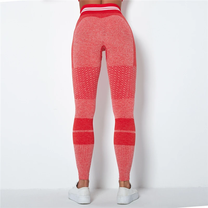 

Yoga Leggings For Fitness Seamless Leggings High Waist Yoga Pants Fitness Women Workout Breathable Tights Training Pants 2021