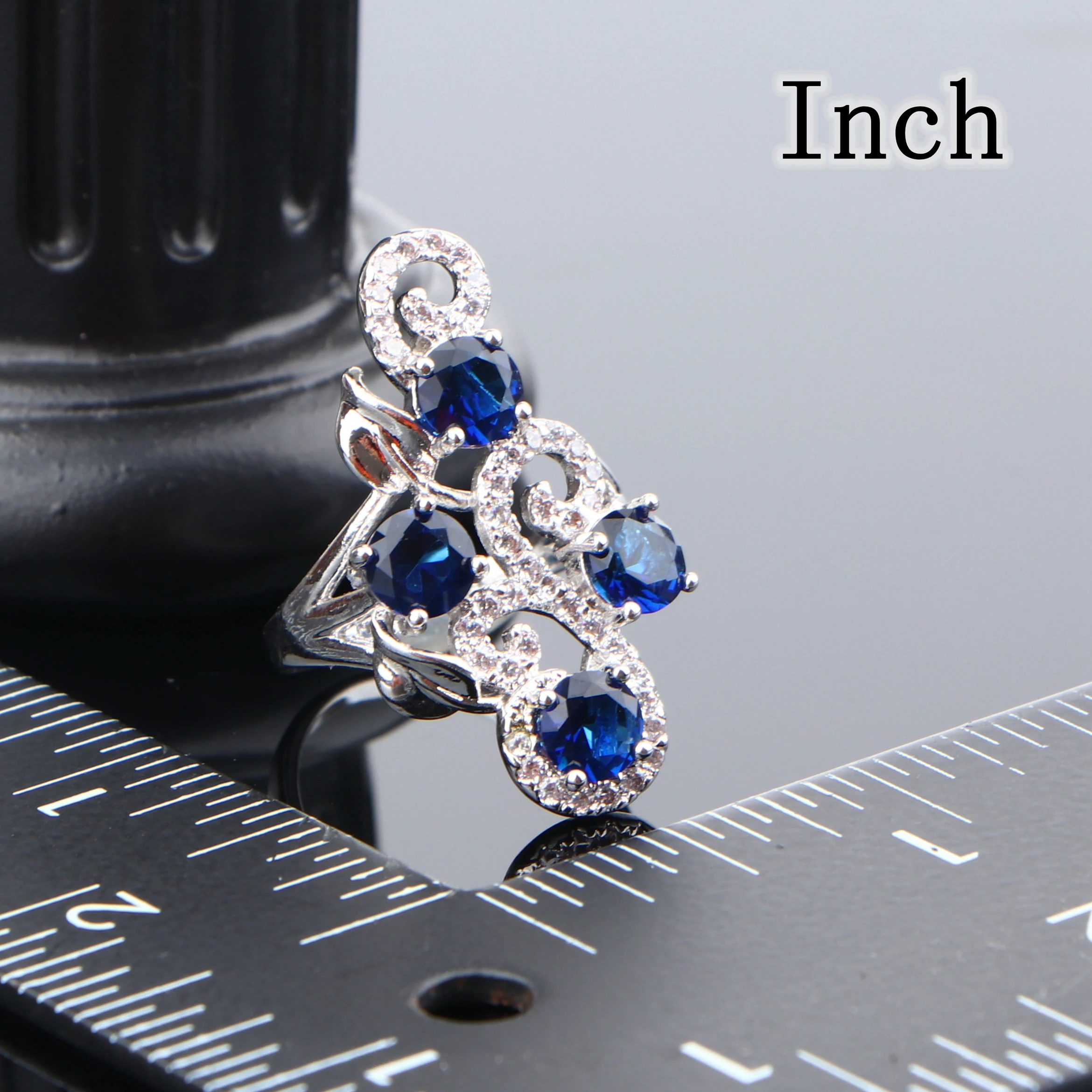 Женский свадебный комплект ювелирных изделий из стерлингового серебра 925 пробы