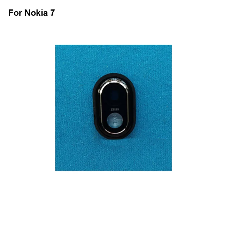2 шт. для Nokia 7 TA 1041 задняя камера стеклянный объектив + крышка камеры Круглые части