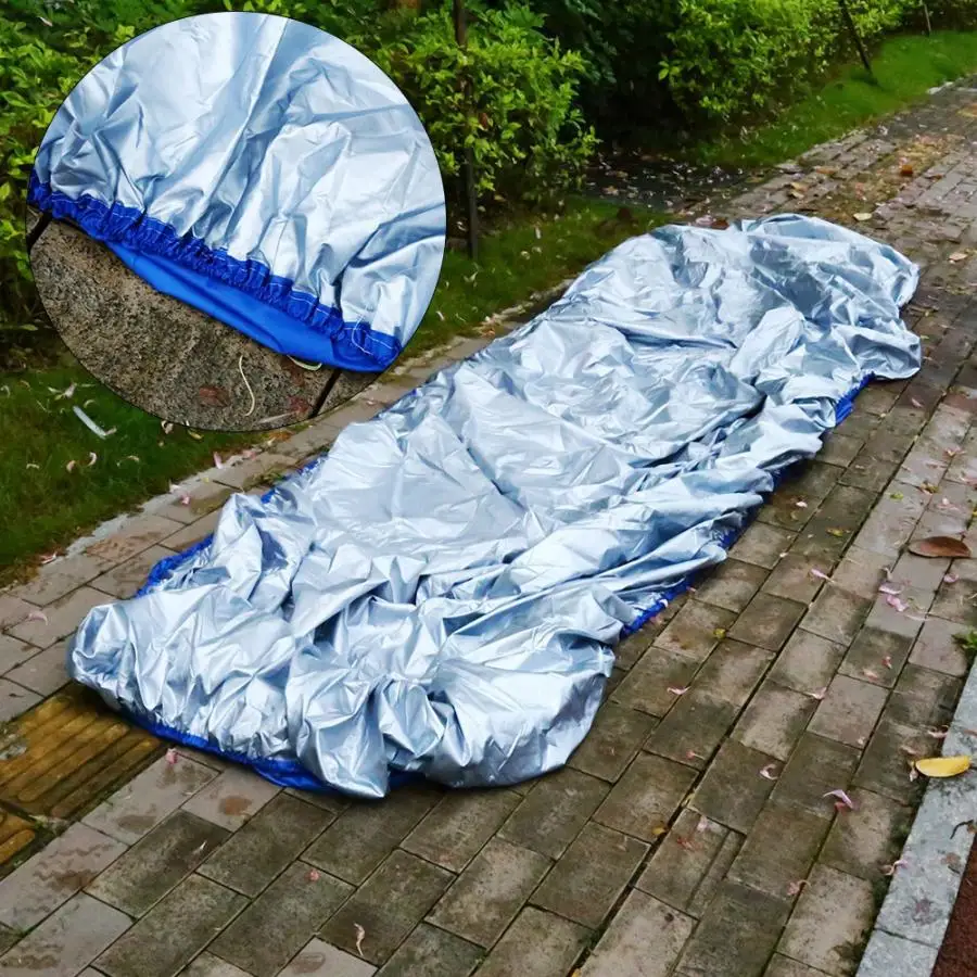 Чехол для лодки 700x245 см 100 дюйма (7-11 мм) водонепроницаемый синий | Автомобили и
