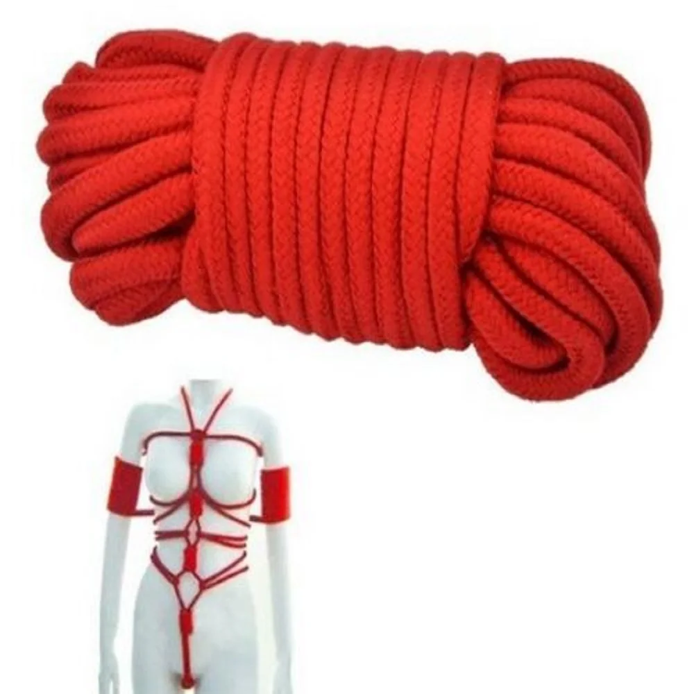 JYTOP 2pcs Soft Cotton Rope BDSM Shibari Restraints10M Cord Binding Binder Role Play | Красота и здоровье
