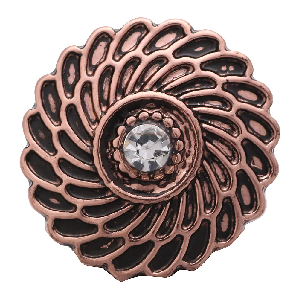 6 шт./лот кнопки ювелирные изделия кристалл металлический шар круглый подходит 18