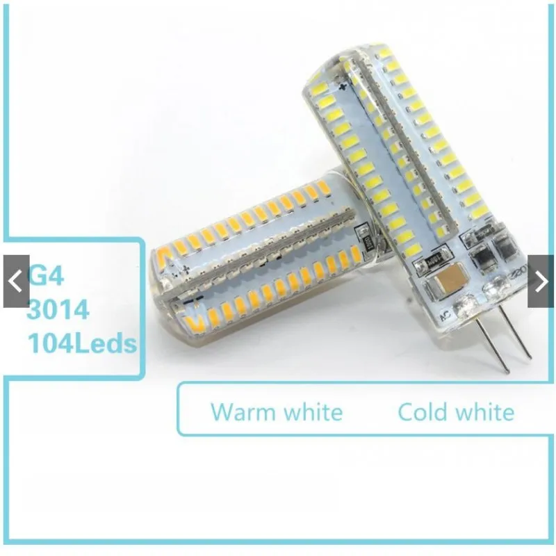 Светодиодная cob лампа G4 3 Вт 5 7 9 15 12 В SMD 3014 220 переменного тока светодиодная для