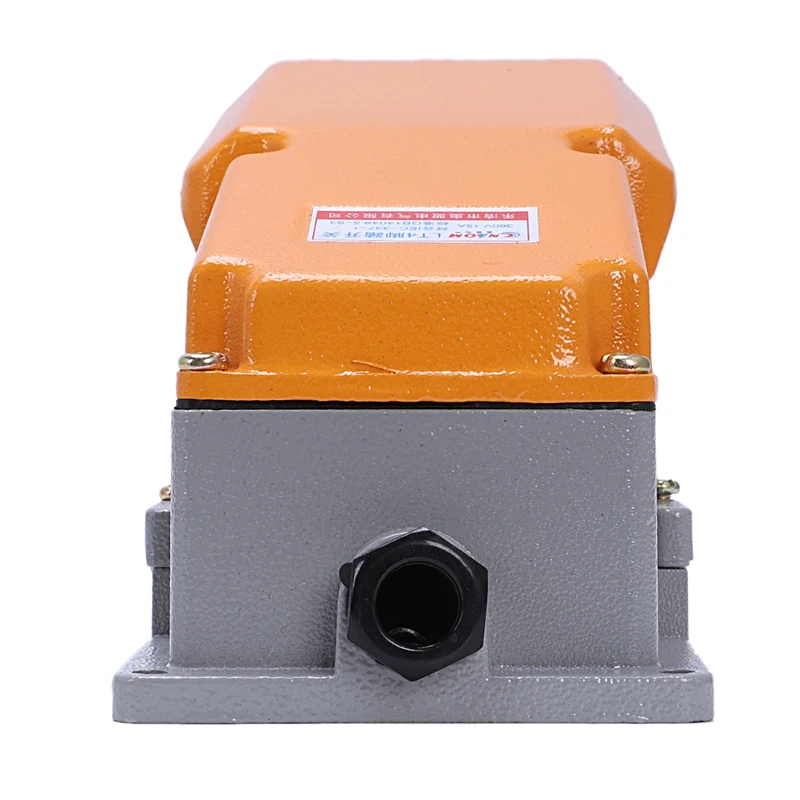 LT4 foot switch aluminium case treadle pedal for machine tool control silver contact Promotion | Строительство и ремонт