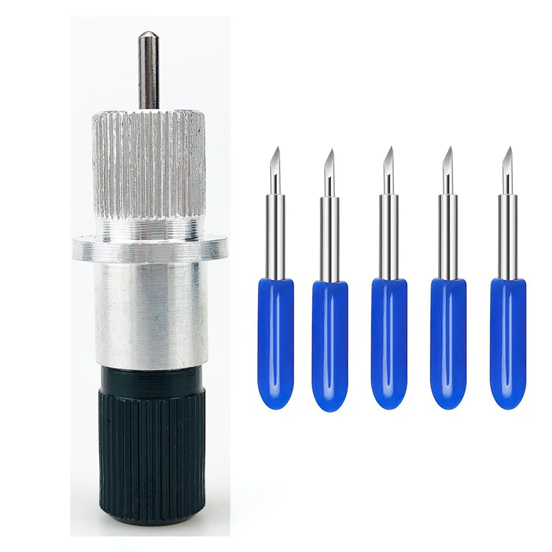 

5 шт., 60-градусный нож для винилового резака плоттера для Roland + 1 шт., держатель лезвия