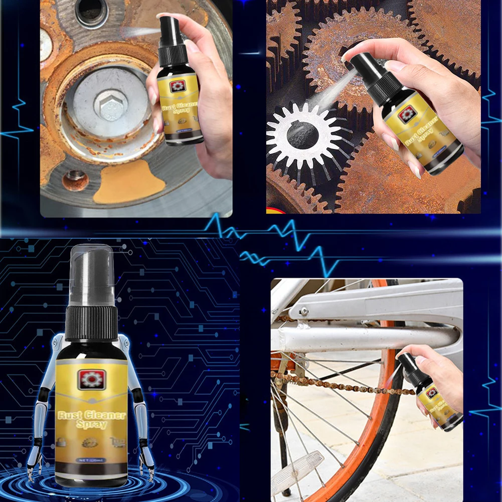 

Rust Cleaner Spray Derusting Spray Car Maintenance Cleaning 30ML New