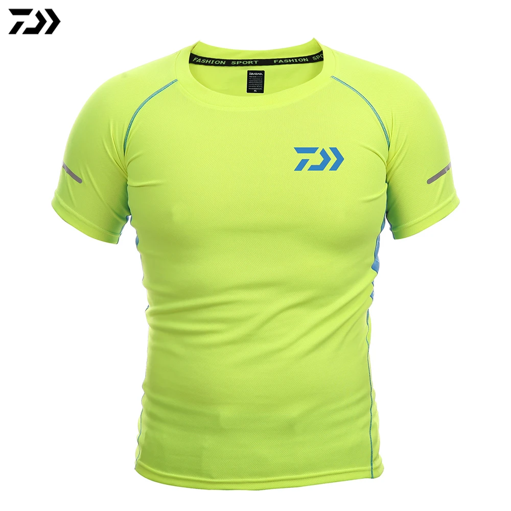 Футболка DAIWA Мужская быстросохнущая с коротким рукавом|Одежда для рыбалки| |